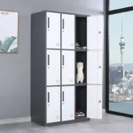 9-Locker industrial steel cabinet - Image 3