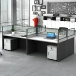 4 Way modular office workstation - Image 4