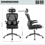 Ergonomic High Back Office Chair - Image 3