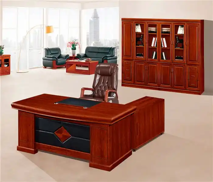HTB1CJIbXtzJ8KJjSspkq6zF7VXaA.jpg_720x720q50.webp 1.6 meters executive desk (mahogany) - Image 1