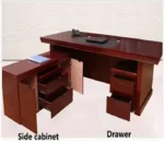 1.6 meters executive desk (mahogany) - Image 2