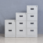 4-Drawers metallic cabinet with bar. - Image 4