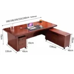 1.6 meters executive office desk - Image 5