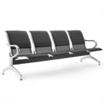 4-link padded office waiting bench