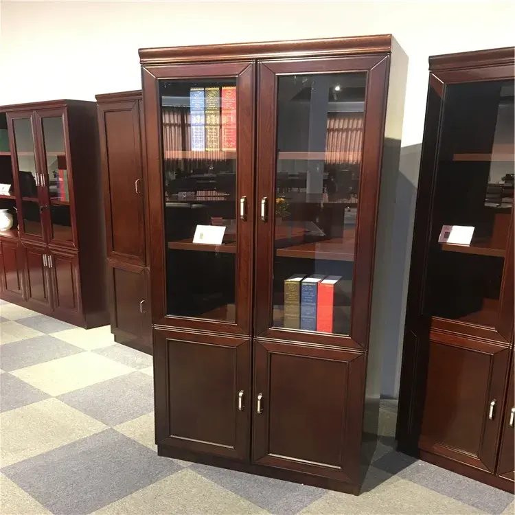 Hd473b68593dd457195bc9e09a3fb621es.webp 2-Door wooden office cabinet - Image 1