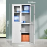 2-Door metallic office cabinet - Image 2