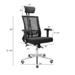 Orthopedic high-back office chair - Image 2