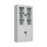 2 door metallic office cabinet - Image 2