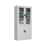 2 door metallic office cabinet - Image 3