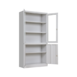 2 door metallic office cabinet - Image 5