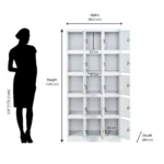 15 Locker steel filling cabinet. - Image 5