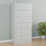 15-Locker steel office cabinet - Image 3