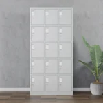 15-Locker steel office cabinet - Image 2