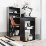 Modern Desk with Shelves