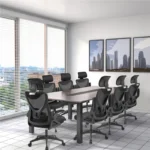 Mesh Office Chair with Headrest - Image 2