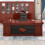 1.4M Executive Office Desk, - Image 5