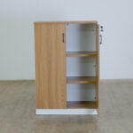 2-Door wooden credenza cabinet