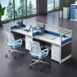Two way modular office workstation
