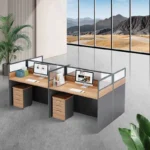 4-Way open view office workstation