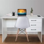 Home office study desk -white - Image 4