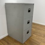 Three drawers steel office filling cabinet