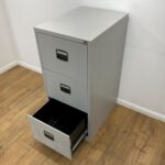 Three drawers steel office filling cabinet - Image 2