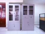 Two door metallic office filling cabinet