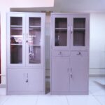 Two door metallic office filling cabinet