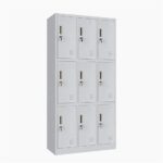 9-Locker steel office cabinet - Image 2