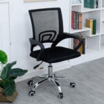 Medium-back secretarial office chair - Image 4