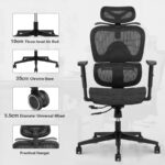 Orthopedic high-back office chair - Image 3