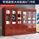 2-Door wooden office cabinet - Image 2