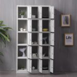 15-Locker Steel Office Cabinet - Image 3