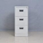 3-Drawer Steel Office Cabinet - Image 2