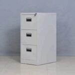 3-Drawer Steel File Cabinet - Image 2