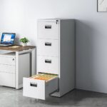 4-Drawer Metallic Office Cabinet - Image 2