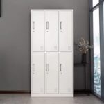 6-Locker Steel Office Cabinet - Image 4