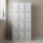 12-Locker steel office cabinet - Image 2