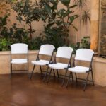 Patio foldable stackable chair - Image 3