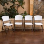 Patio foldable stackable chair - Image 5