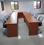 U-shaped corporate boardroom table - Image 3