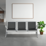 Padded Office Waiting Bench