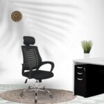 Orthopedic headrest office chair - Image 5