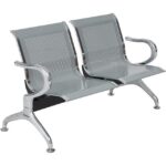 Two seater office reception bench - Image 2