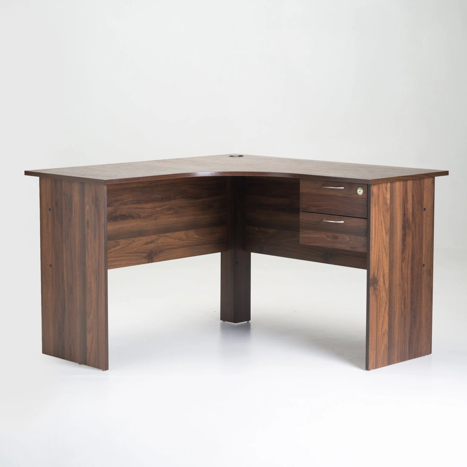 decofurn-furniture-120cm-2-drawer-corner-desk-191.webp 1200mm L-shaped Office Corner Desk - Image 1