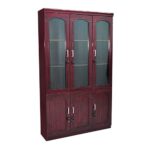 3-Door wooden office cabinet - Image 2