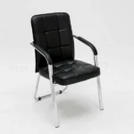 Leather conference visitor's chair