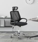 Headrest executive office chair