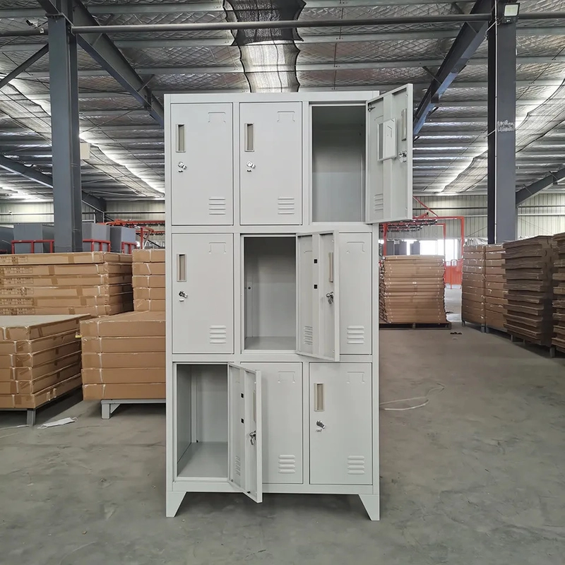 9 Locker steel office filling cabinet. - Image 4