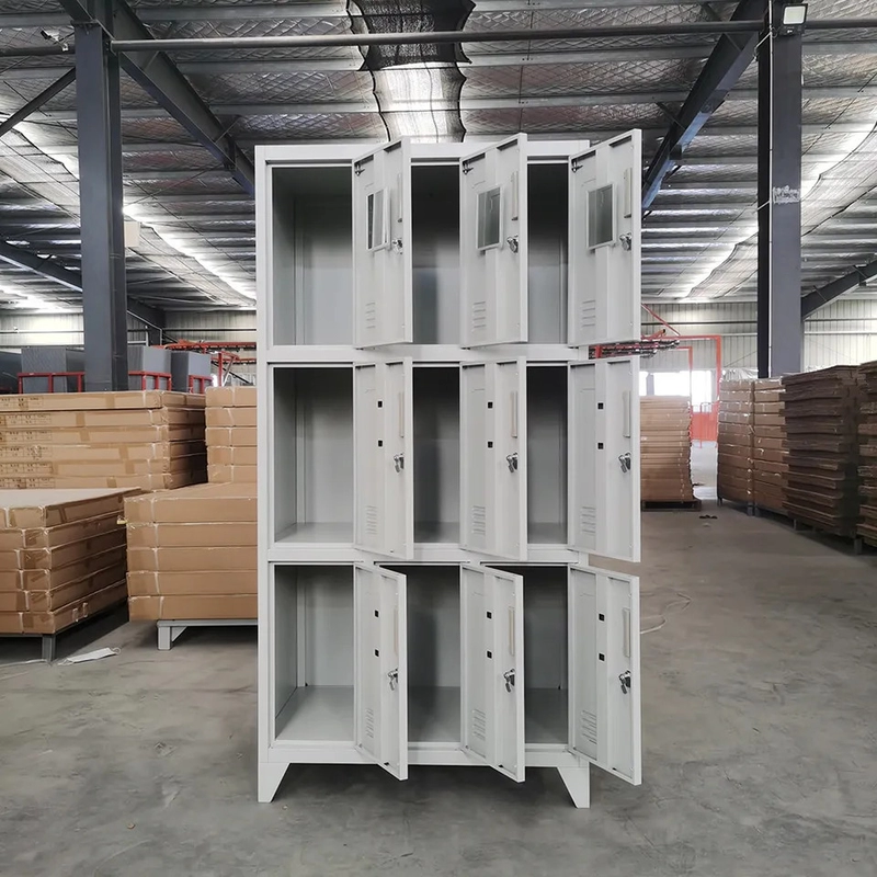 9 Locker steel office filling cabinet. - Image 2